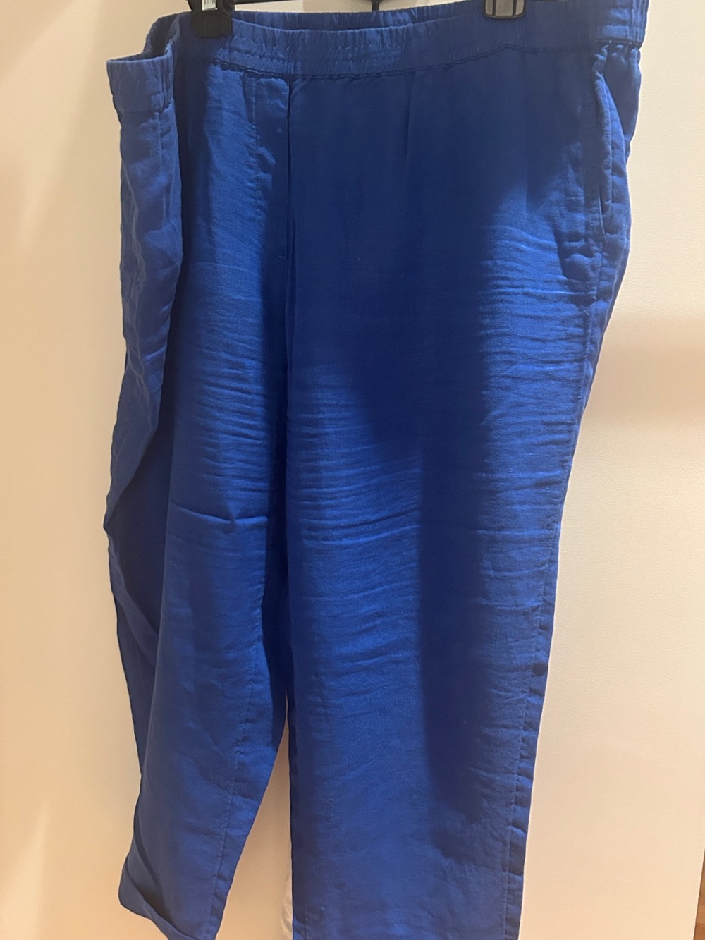 J. Jill Wide Leg Pull-On Pants in Royal Blue